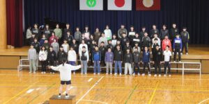 感謝の気持ちを込めて合唱を…♬